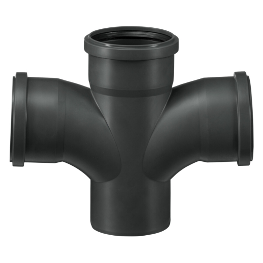 Крестовина канализационная внутренняя Ostendorf HT Safe 174900 ПП 90х 90 мм 87° - 1