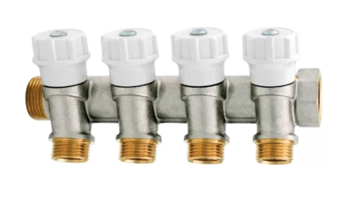 Колектор розподільчий ITAP 465 3/4" 2 виходи з вентилями 1/2" PN10 - 1