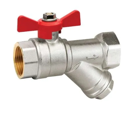 Кран кульовий з фільтром IVR 992 1/2" - 1