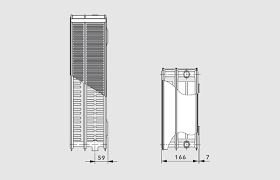 Радіатор Vogel&Noot 33К 400х400 (992Вт) бокове підключення - 2