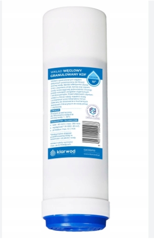 GAC10 (KLARWOD) Картридж з гранул.актив.вугілля 10" // (FCCA) - 1