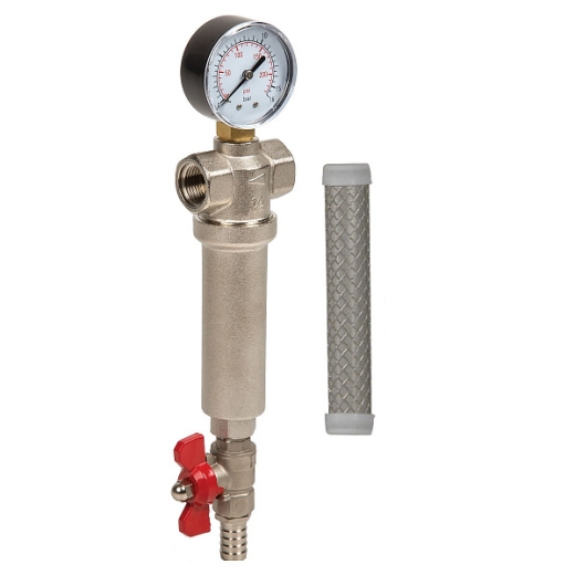 Фільтр магістральний осадовий Aquafilter FHMB1 з ручним промиванням 1 - 1