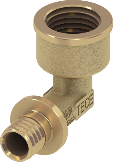 TECEflex кутник із внутрішньою різьбою латунь 16x1/2" (768016) - 1