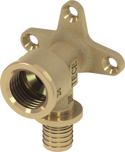 TECEflex кутник монтажний для змішувача латунь 16x1/2" (768516) - 1