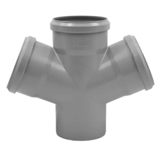 Хрестовина каналізаційна внутрішня Plastimex К116К ПП 110х110мм 67° - 1