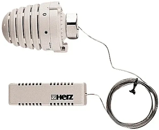 1933010 Термостатична головка HERZ-DESIGN з виносним управлінням, М 28 x 1,5, 5000мм - 1