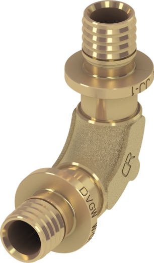 TECEflex кутник 90° 16x16 кремнієва бронза (707316) - 1