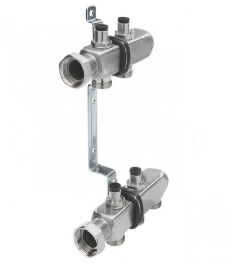 Коллектор для отопления TECE 712540 на 2 контура 3/4" подключение 1" - 1