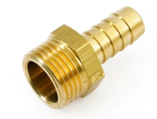 2600.D9  (1/4"х10 ) Штуцер ЗР латунь - 1