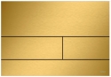 9240847 TECEsquare II, метал. панель зм. для уніт. для сис. подв. змиву, мат. яск.-золота - 1