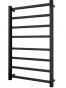 1.072.048844.BM Рушникосушка INOX Токіо  770х530/500 чорний мат - 1