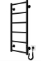 2.3.0701.10.BM Рушникосушка Класік F НР-I  800х330/75 TR K чорний мат - 1