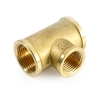 Трійник латунний редукційний General Fittings  3/4"x1/2"x3/4" 2700.13 - 1