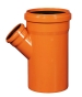 Тройник канализационный внешний Ostendorf KG 226340 ПВХ 400х 160 мм 45° - 1