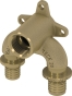 TECEflex кутник настінний двовивідний 20х1/2"х16 бронза (708607) - 1