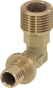 TECEflex кутник із зовнішньою різьбою латунь 16х1/2" (767516) - 1
