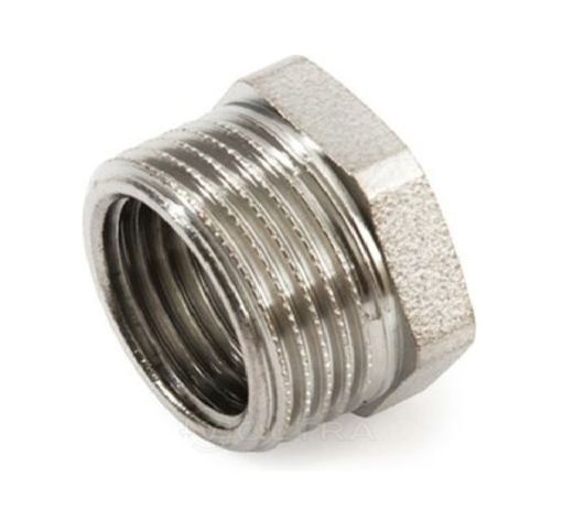 Футорка латуна General Fittings  хром ЗВ 3/4"х1/2" 2600.44C - 1