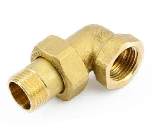 Американка латунна General Fittings кутова DN15 1/2"ВЗ 2700.A4 - 1