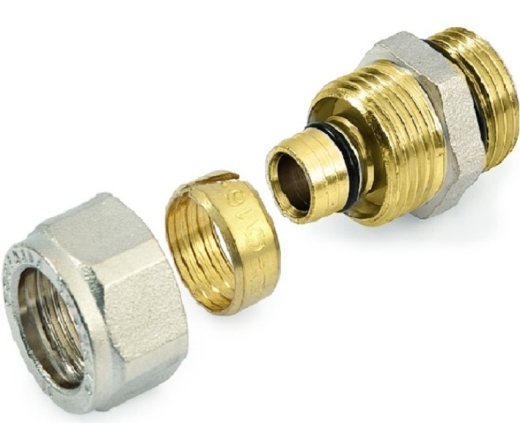 Муфта з зовнішньою різьбою General Fittings 530001N041620A 16х1/2" - 1