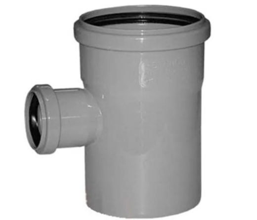 Тройник канализационный внутренний Plastimex Т1059 ПП 110х 50 мм 90° - 1