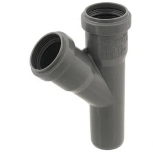 Тройник канализационный внутренний Ostendorf HT Safe 170200 ПП 32х 32 мм 45° - 1