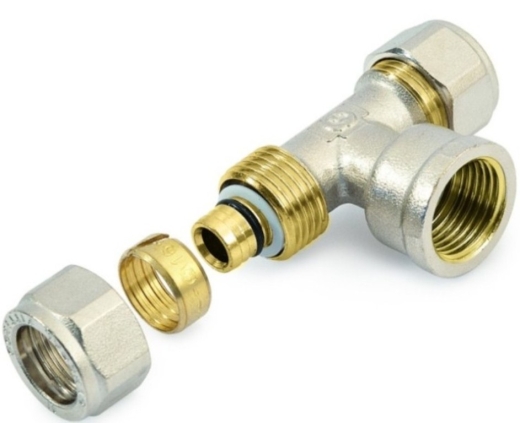 Трійник з внутрішньою різьбою General Fittings 530012N052020A 20х3/4"х20мм - 1