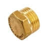 Заглушка латунна General Fittings 1/2" зовнішня різьба 2600.40 - 1