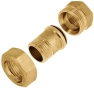 Американка латунна General Fittings пряма з ущільненням DN15 1/2" ВЗ 2700.I2 - 1