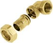 Американка латунна General Fittings кутова з ущільненням  ВЗ - 4