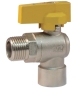 Кран кульовий для газу IVR 111 кутовий 1/2"х1/2"ВЗ - 1