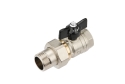 7S00.M5 (1/2") Кран американка ВН с бабочкой - 1