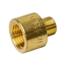 Муфта латунна редукційна General Fittings 1/2"х3/8" ВЗ 2600.45 - 1