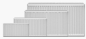 Радіатор тип K 11*500*1500*Б (1680 Вт)  бок .підключ. 1423921400 - 1