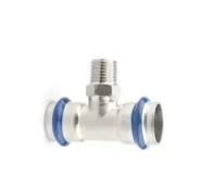 Трійник із зовнішнім різьбленням ASG INOX