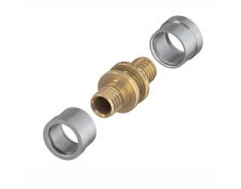 З'єднання TECEfloor SLQ 77220020 для пластикових труб з натяжними гільзами 20мм