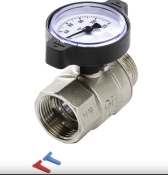 Кран кульовий TECEfloor 77381008 з термометром 1"ВЗ