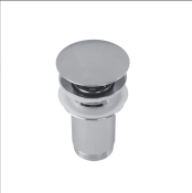 KL-02 Металевий водозлив click/clack для умивальника з великою заглушкою,5/4"