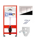 9400012	Комплект TECEbase (модуль+панель змиву TECEnow хром глянцевий+кріплення), 1120мм