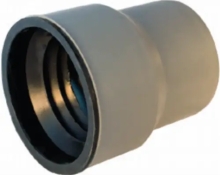 TPG110 Перехідник з пластикової труби на чавунну (125х110) з гум. прокладкою (Тапер), сірий