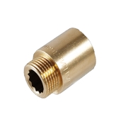 Подовжувач латунний посилений General Fittings 3/4 ВЗ