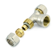 Трійник з внутрішньою різьбою General Fittings 16мм