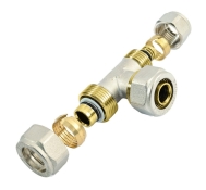 Трійник редукційний General Fittings 530013N665666A 20х16х20мм Трійник редукційний General Fittings 530013N665666A 20х16х20мм