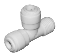 Трійник Aquafilter AQ-A4MT4-W 1/4"QCх1/4"QCх1/4" трубка-трубка-різьба