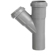 Трійник каналізаційний внутрішній Plastimex ПП 50х50мм