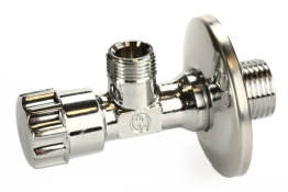 Кран приладовий General Fittings h=89.5мм з розеткою та круглою ручкою 1/2"х1/2" 1400.74 Кран приладовий General Fittings h=89.5мм з розеткою та круглою ручкою 1/2"х1/2" 1400.74