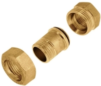 Американка латунна General Fittings пряма з ущільненням  ВЗ