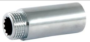 Подовжувач посилений General Fittings хром 1/2 ВЗ