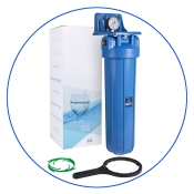 Корпус фільтра Aquafilter FH20B1-B-WB Big Blue 20" з манометром Корпус фільтра Aquafilter FH20B1-B-WB Big Blue 20" з манометром