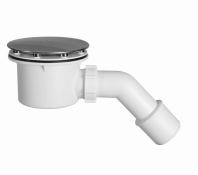 STY-401-K Сифон для душового піддону,90 мм, DN50, хромований, з гідрозатвором, очищається