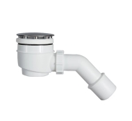 STY-402-K Сифон для душового піддону, 90 мм, DN50, кришка хромована